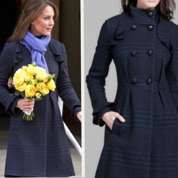 Diane von Furstenberg (DvF) Simyonette Wool Cashmere Blend Coat